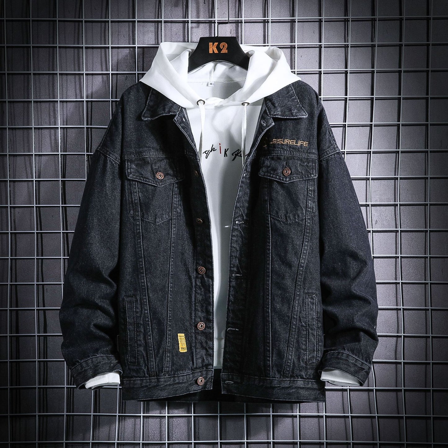 Spring New Tooling Jacket Men's Jacket Men's Denim Jacket