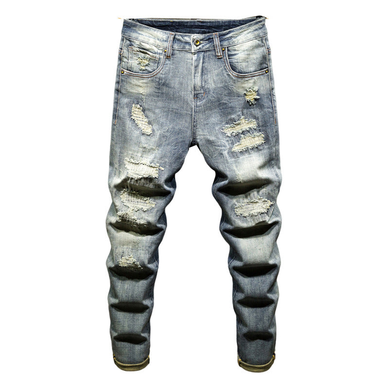 Ripped Jeans For Young Men Korean Style