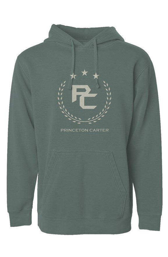 PRINCETON CARTER | Premium Authentic Trademark | Urban DLXE | Pigment-Dyed Hoodie