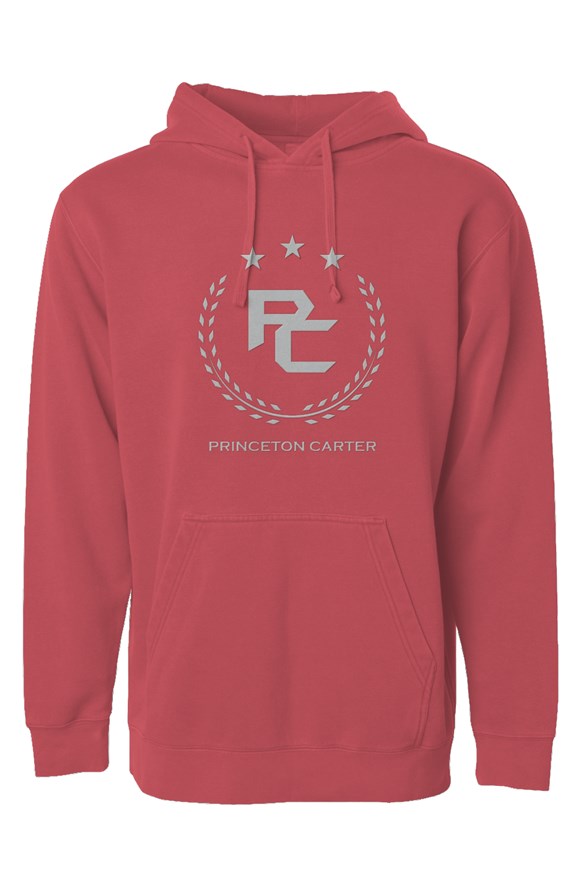 PRINCETON CARTER | Premium Authentic Trademark | Urban DLXE | Pigment-Dyed Hoodie