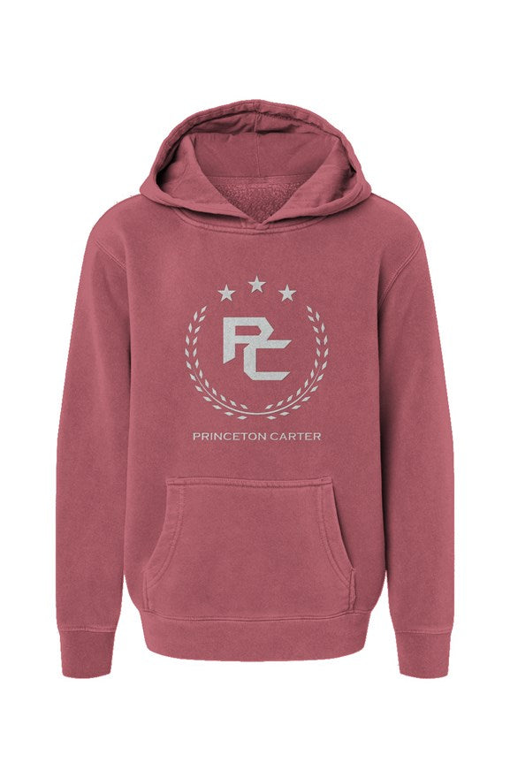 PRINCETON CARTER | Premium Authentic Trademark | Urban DLXE | Pigment-Dyed Hoodie