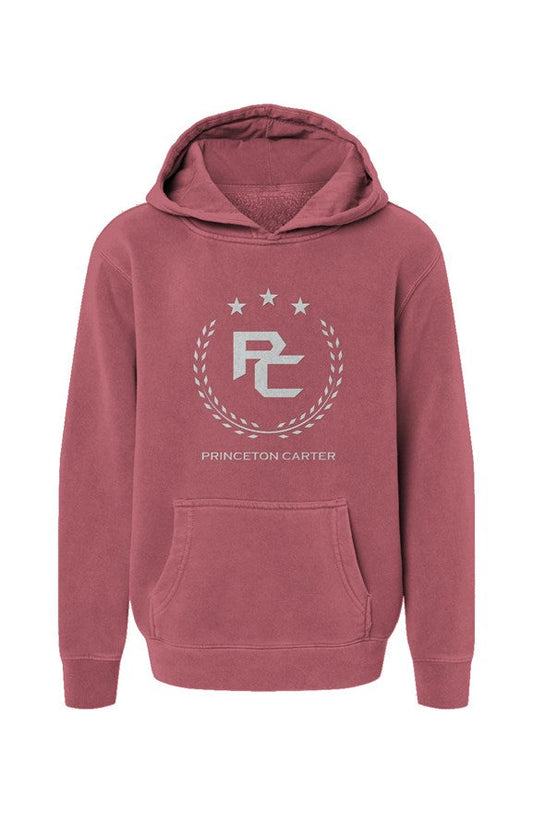 PRINCETON CARTER | Premium Authentic Trademark | Urban DLXE | Pigment-Dyed Hoodie