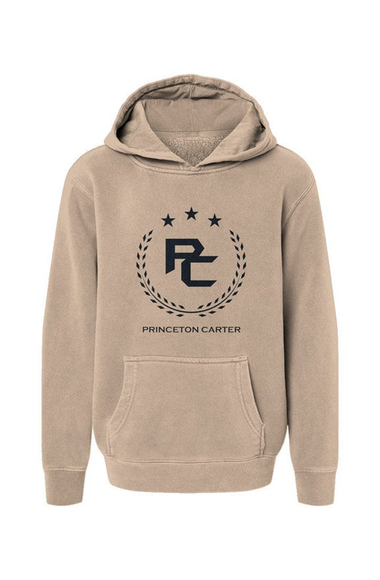 PRINCETON CARTER | Premium Authentic Trademark | Urban DLXE | Pigment-Dyed Hoodie