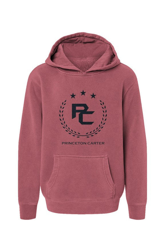 PRINCETON CARTER | Premium Authentic Trademark | Urban DLXE | Pigment-Dyed Hoodie