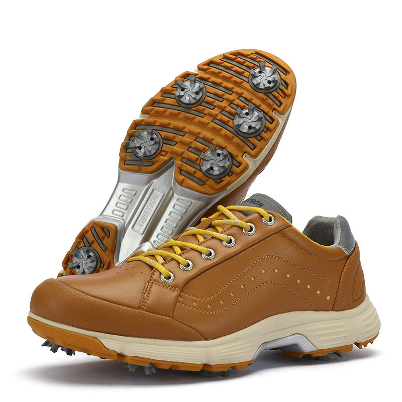 Plus Size Men's Golf Shoes With Spikes