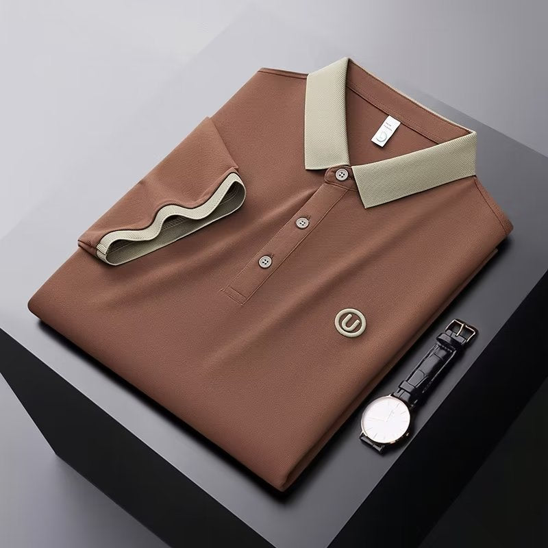 Thin Business Fashion Loose Men's Short Sleeve