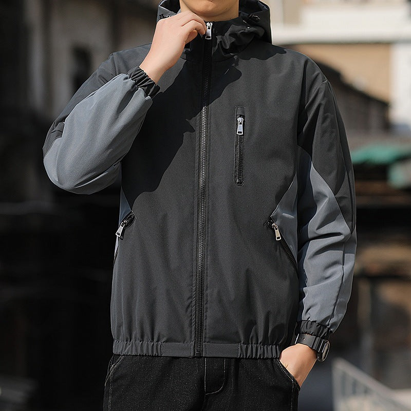 Hooded Trendy Clothing Men Casual Jacket