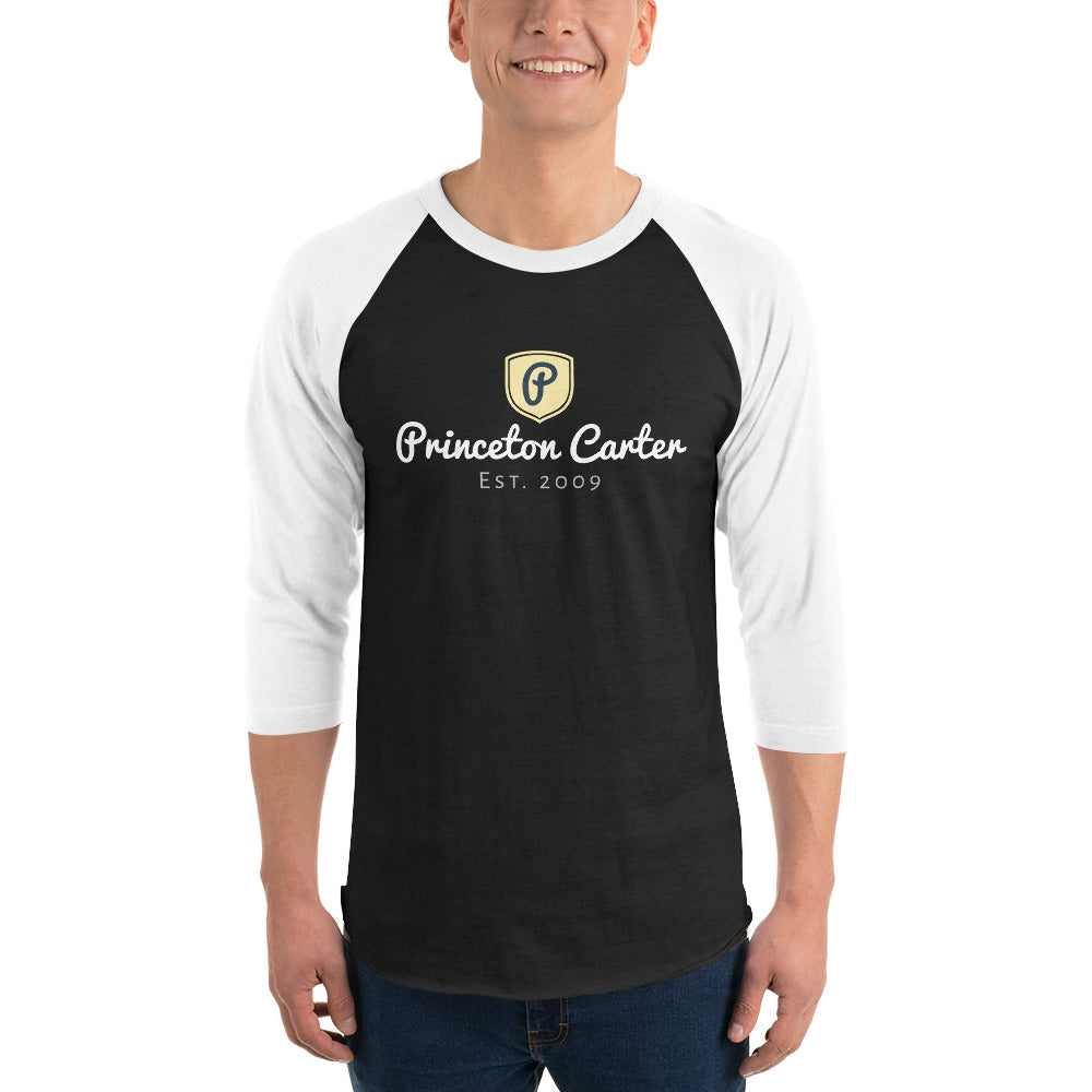 PRINCETON CARTER | Premium Signature Trademark 3/4 Sleeve-Cut Raglan Shirt