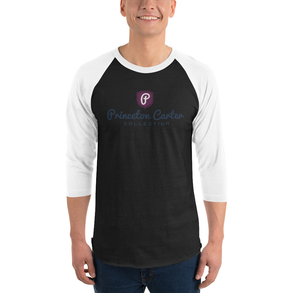 PRINCETON CARTER | Premium Signature Trademark 3/4 Sleeve-Cut Raglan Shirt