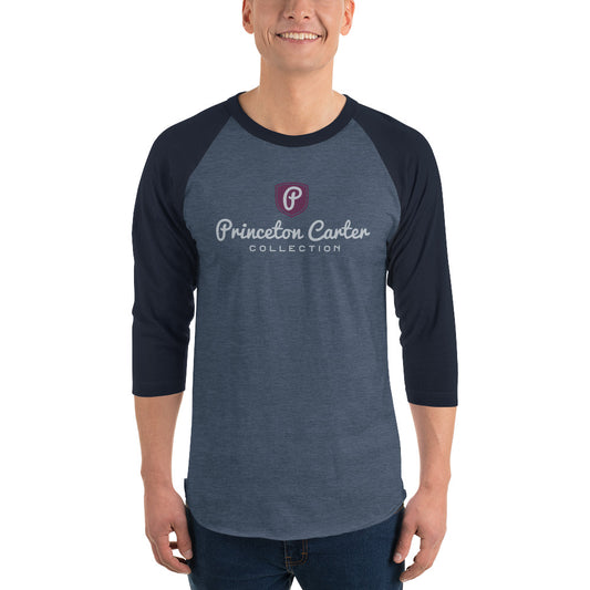 PRINCETON CARTER | Premium Signature Trademark 3/4 Sleeve-Cut Raglan Shirt