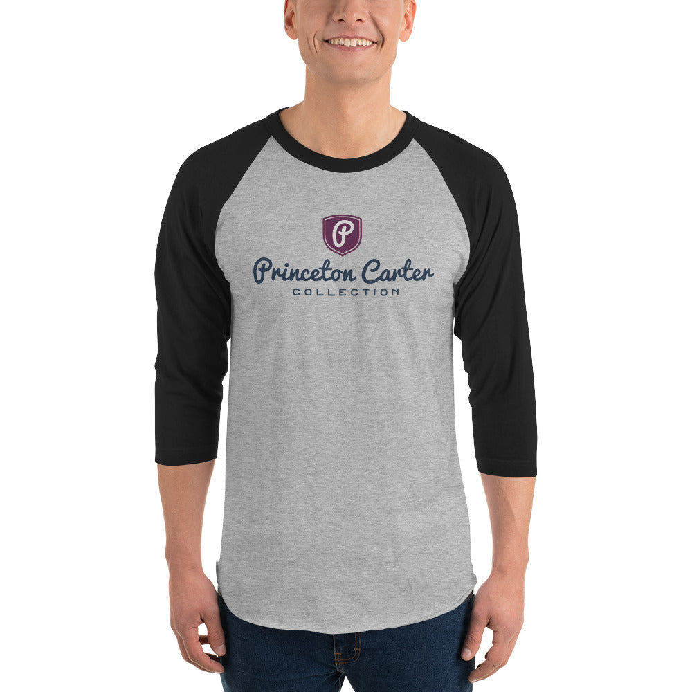 PRINCETON CARTER | Premium Signature Trademark 3/4 Sleeve-Cut Raglan Shirt