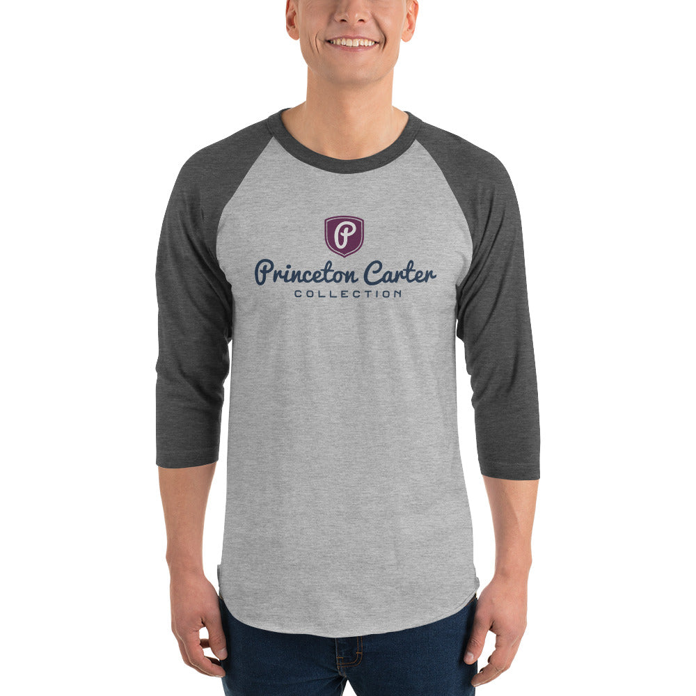 PRINCETON CARTER | Premium Signature Trademark 3/4 Sleeve-Cut Raglan Shirt