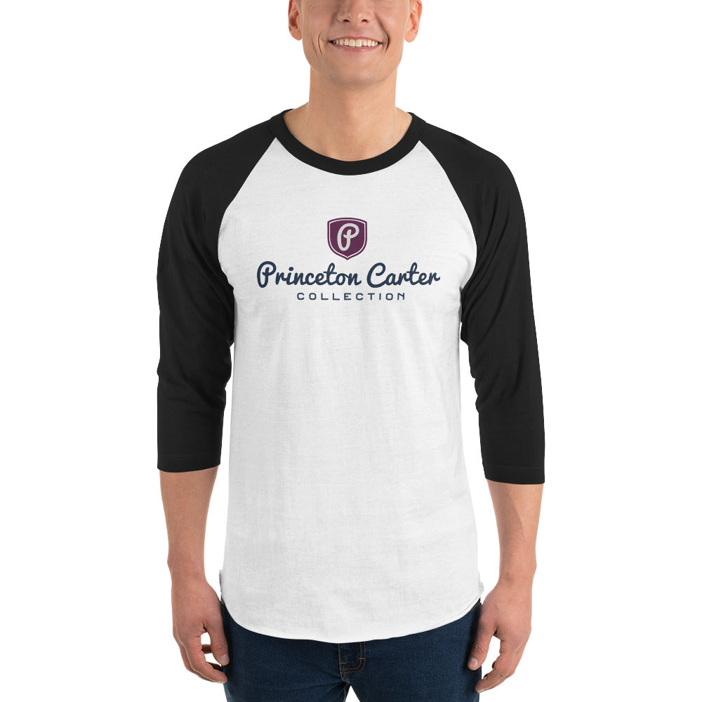 PRINCETON CARTER | Premium Signature Trademark 3/4 Sleeve-Cut Raglan Shirt