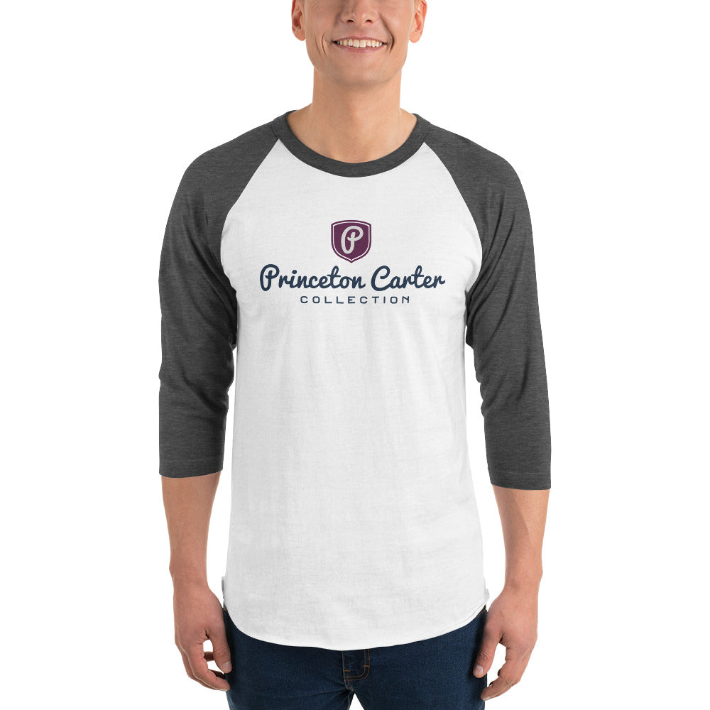 PRINCETON CARTER | Premium Signature Trademark 3/4 Sleeve-Cut Raglan Shirt